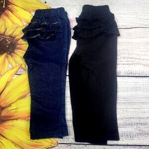 2 Garanimals  Girls Infant Ruffle Pants Size 18mo